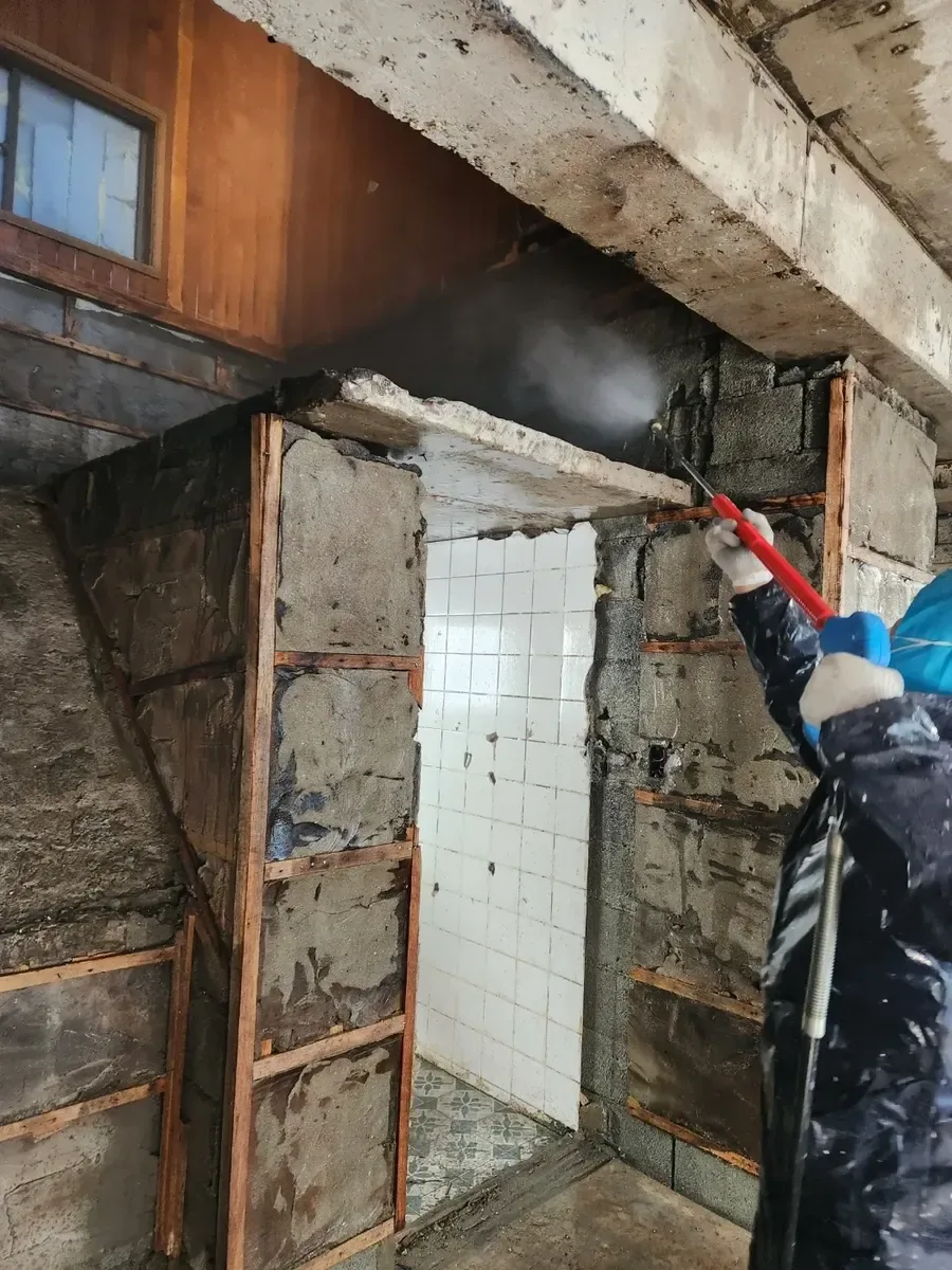 화재복구청소서비스 안내 사진